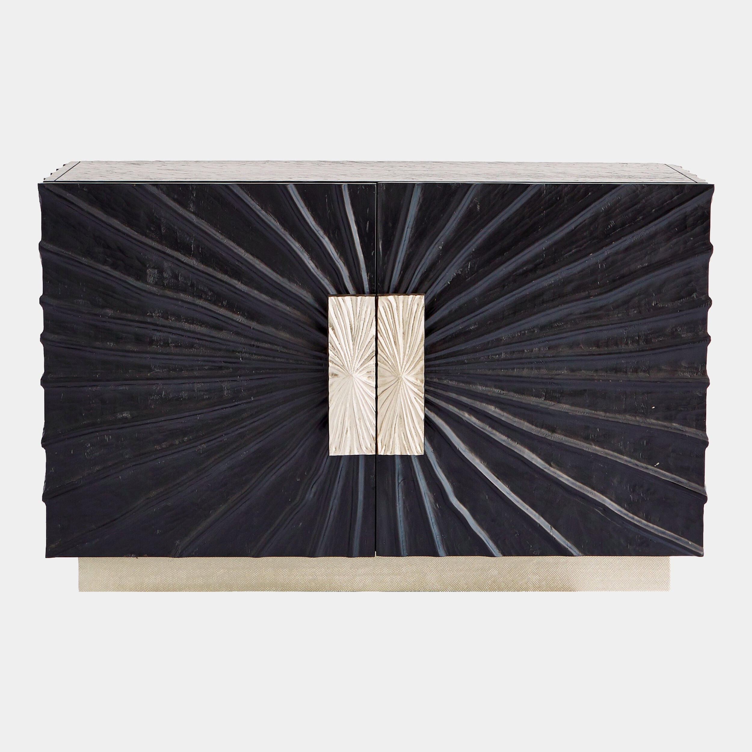 Pleated Two-Door Cabinet