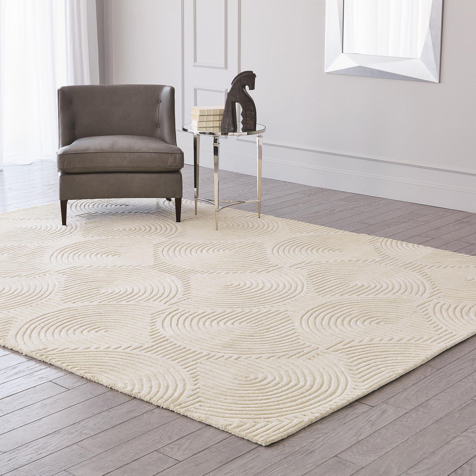 Arches Rug-Ivory/Ivory