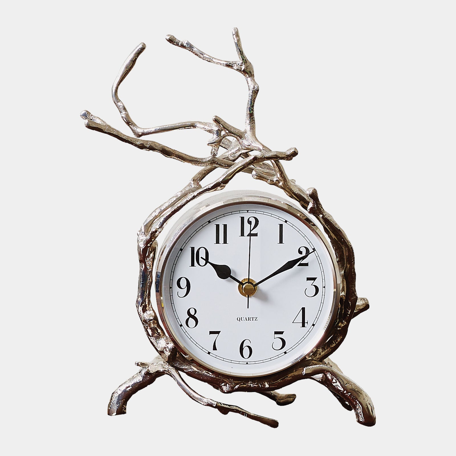 Twig Clock-Nickel