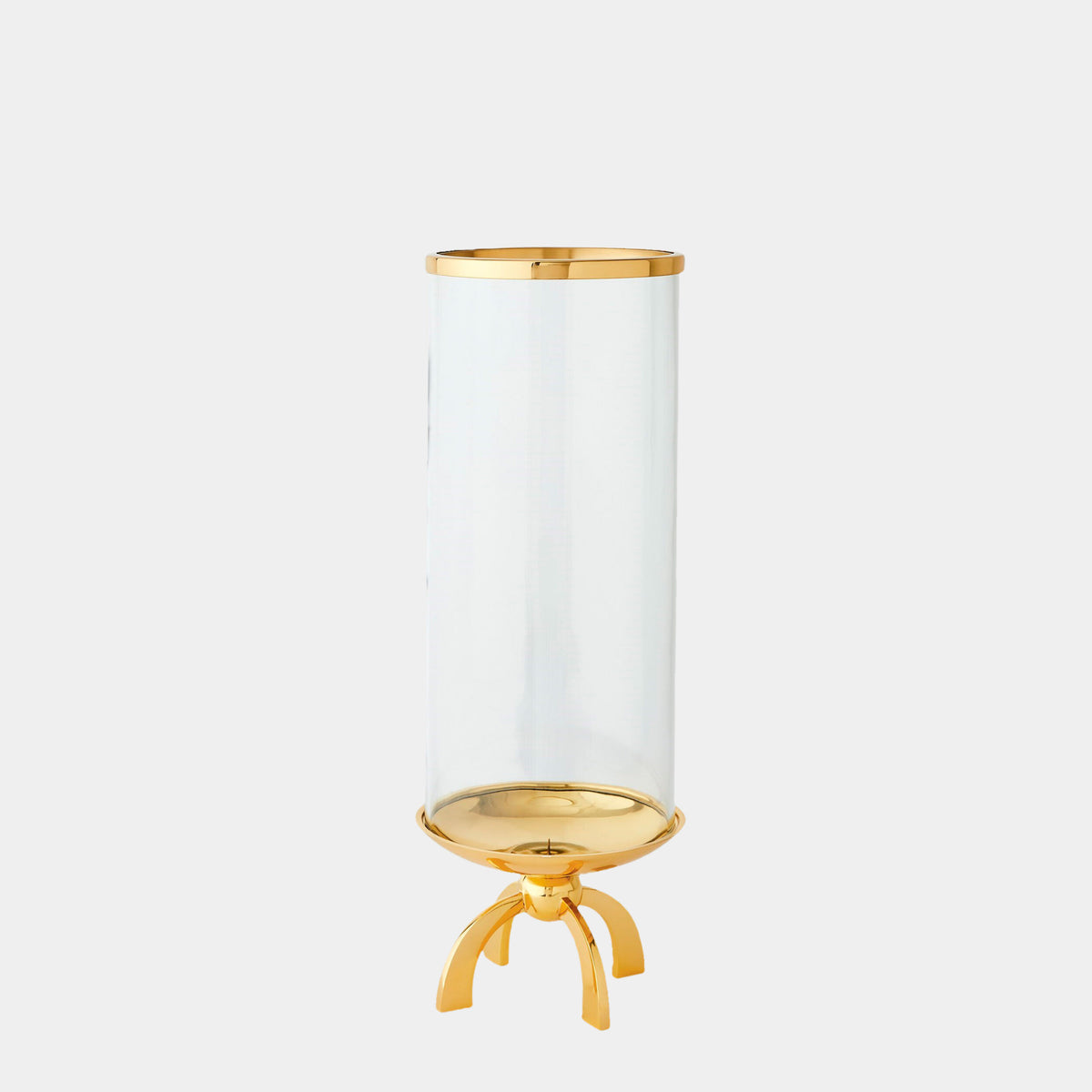 Kimbrough Quad Base Hurricane-Brass