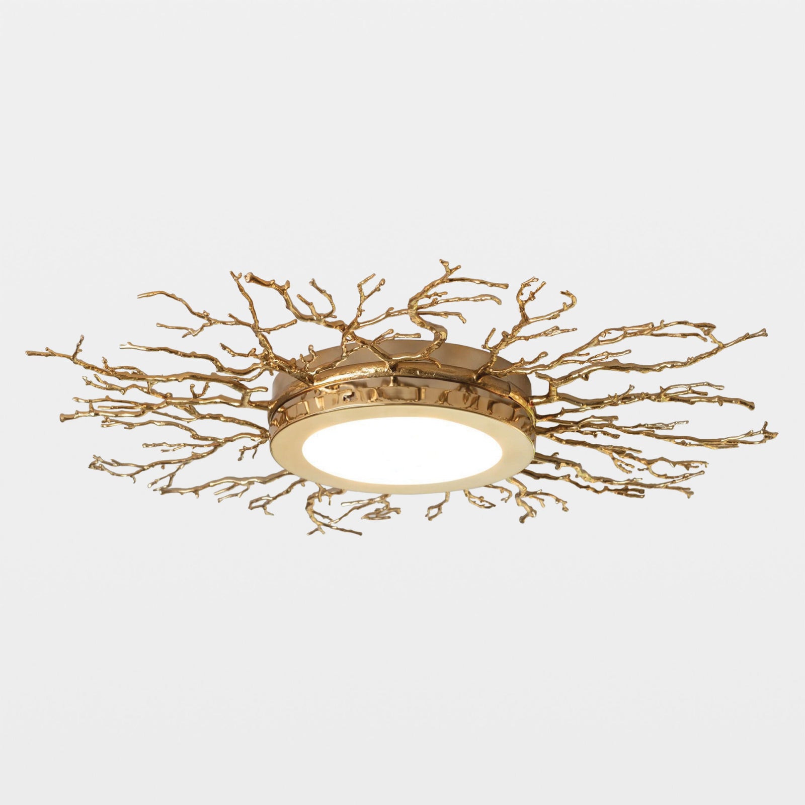 Twig Ceiling Fixture-Brass