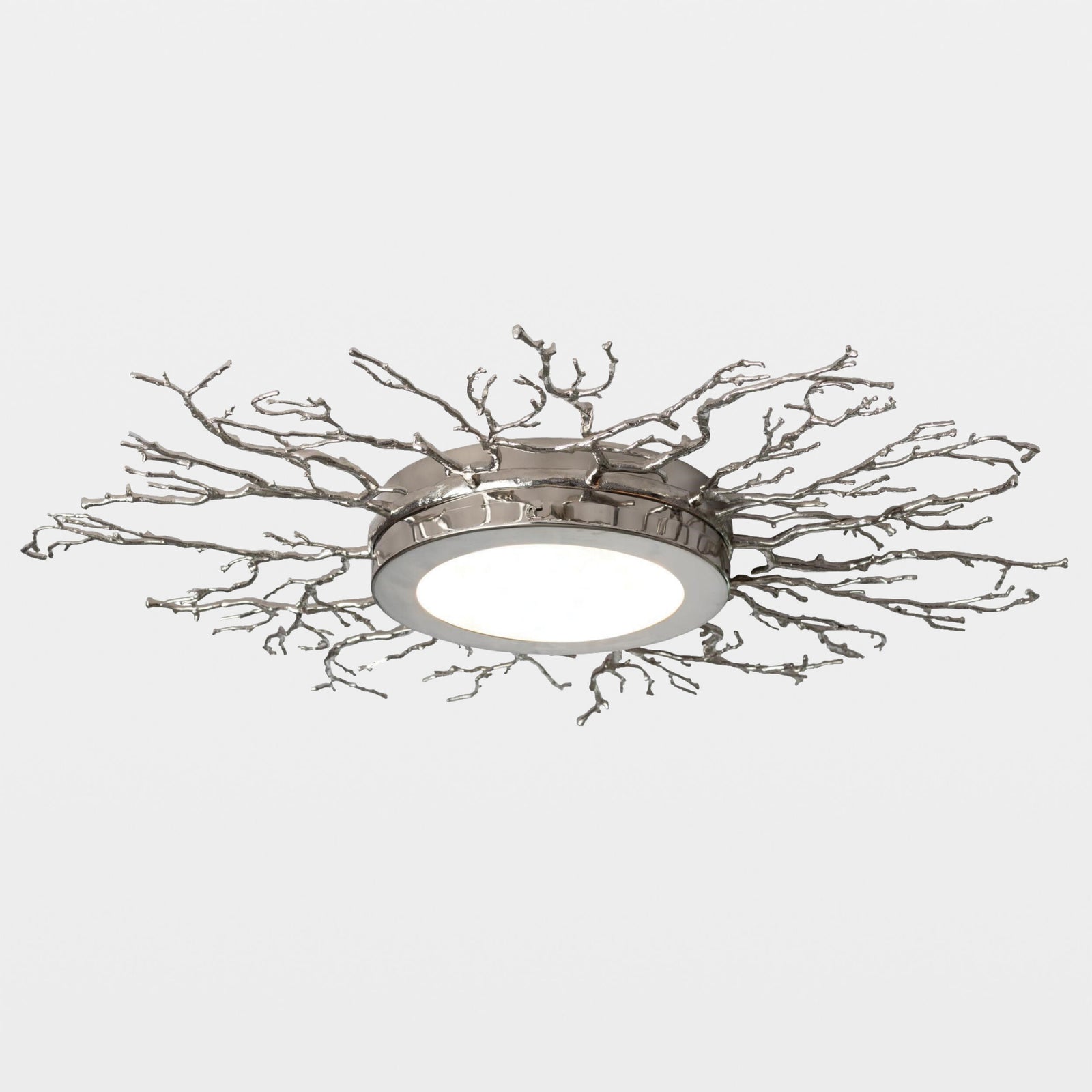 Twig Ceiling Fixture-Nickel