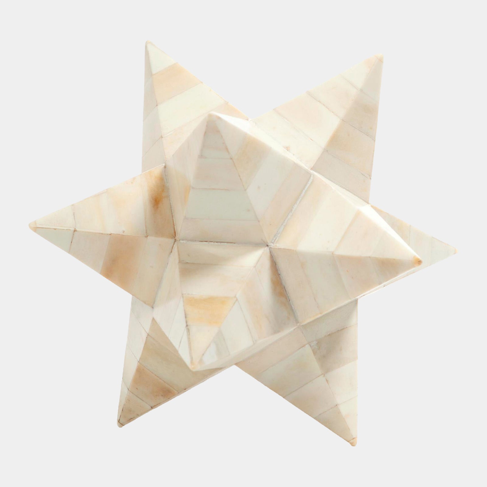 Stellated Dodecahedron-White Bone