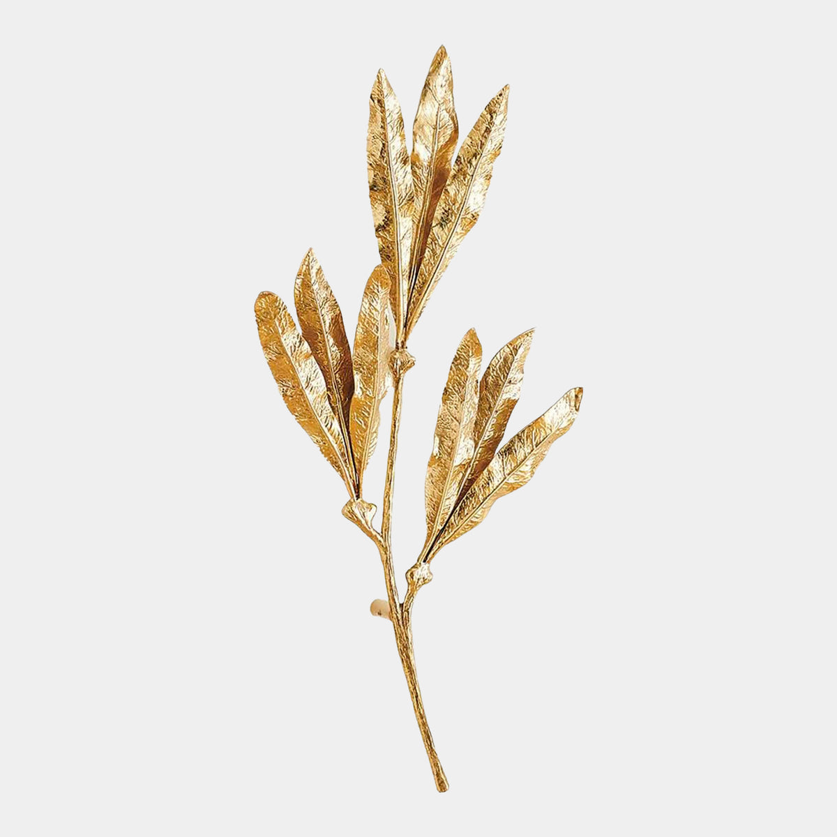 Mango Leaves Wall Decor-Brass