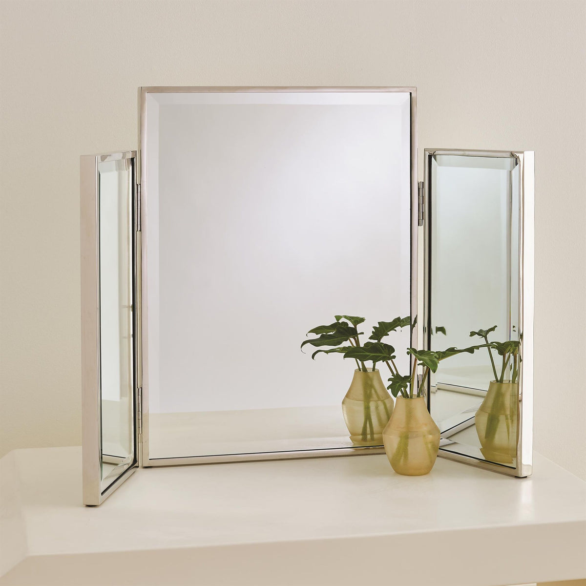 Echos Vanity Mirror-Nickel