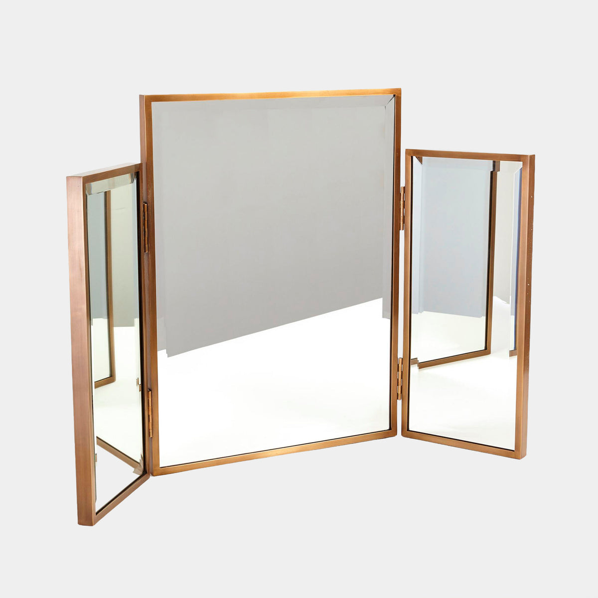 Echos Vanity Mirror-Antique Brass
