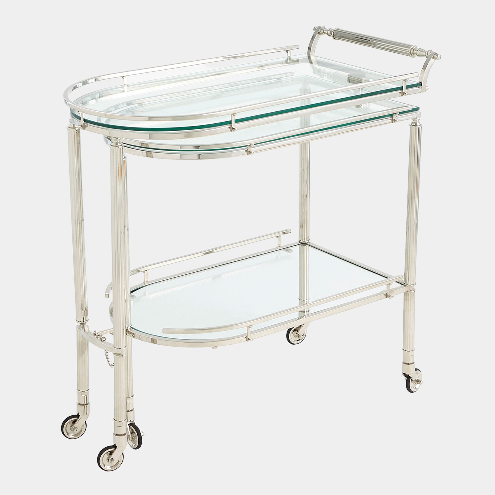 Gallery Folding Bar-Shiny Nickel