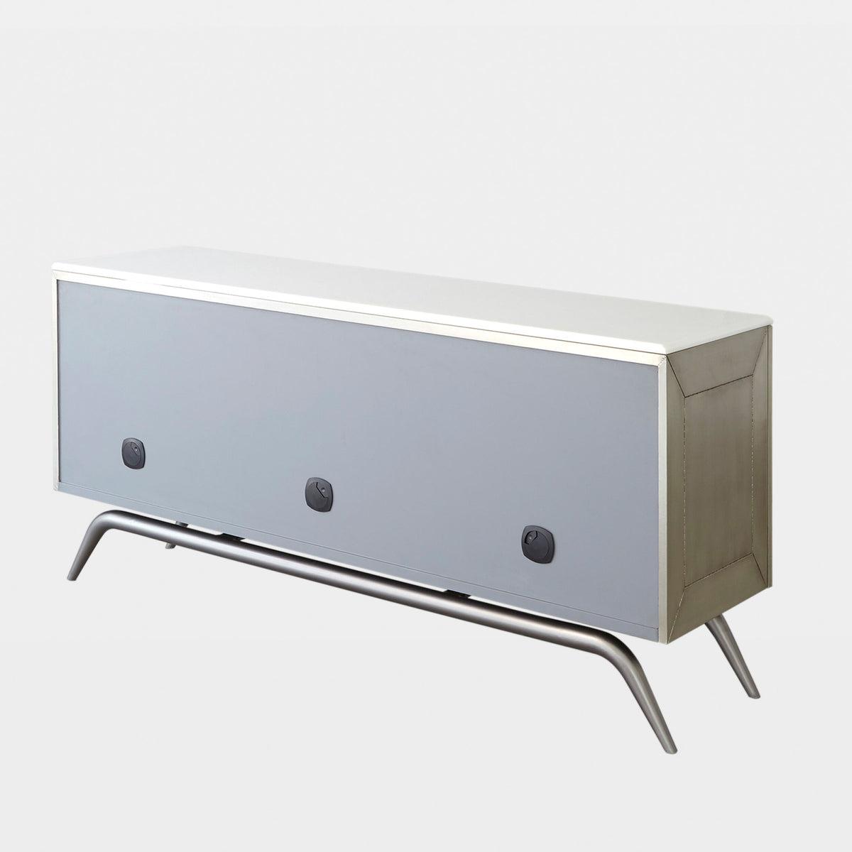 Glint Triangle Cabinet-Silver