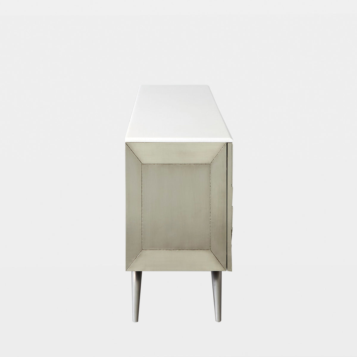 Glint Triangle Cabinet-Silver