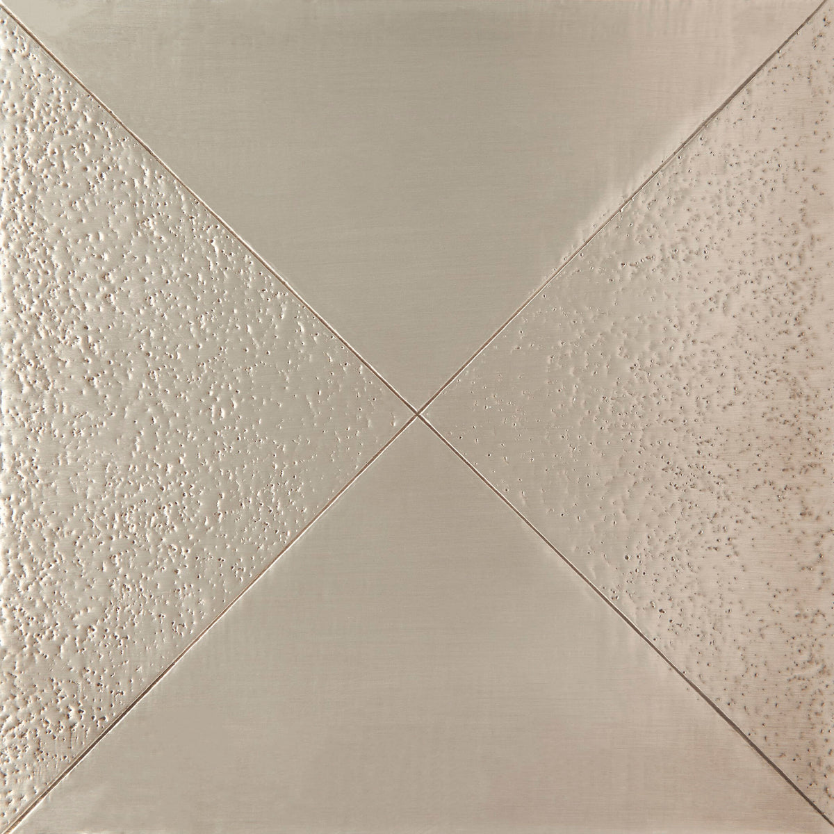Glint Triangle Cabinet-Silver