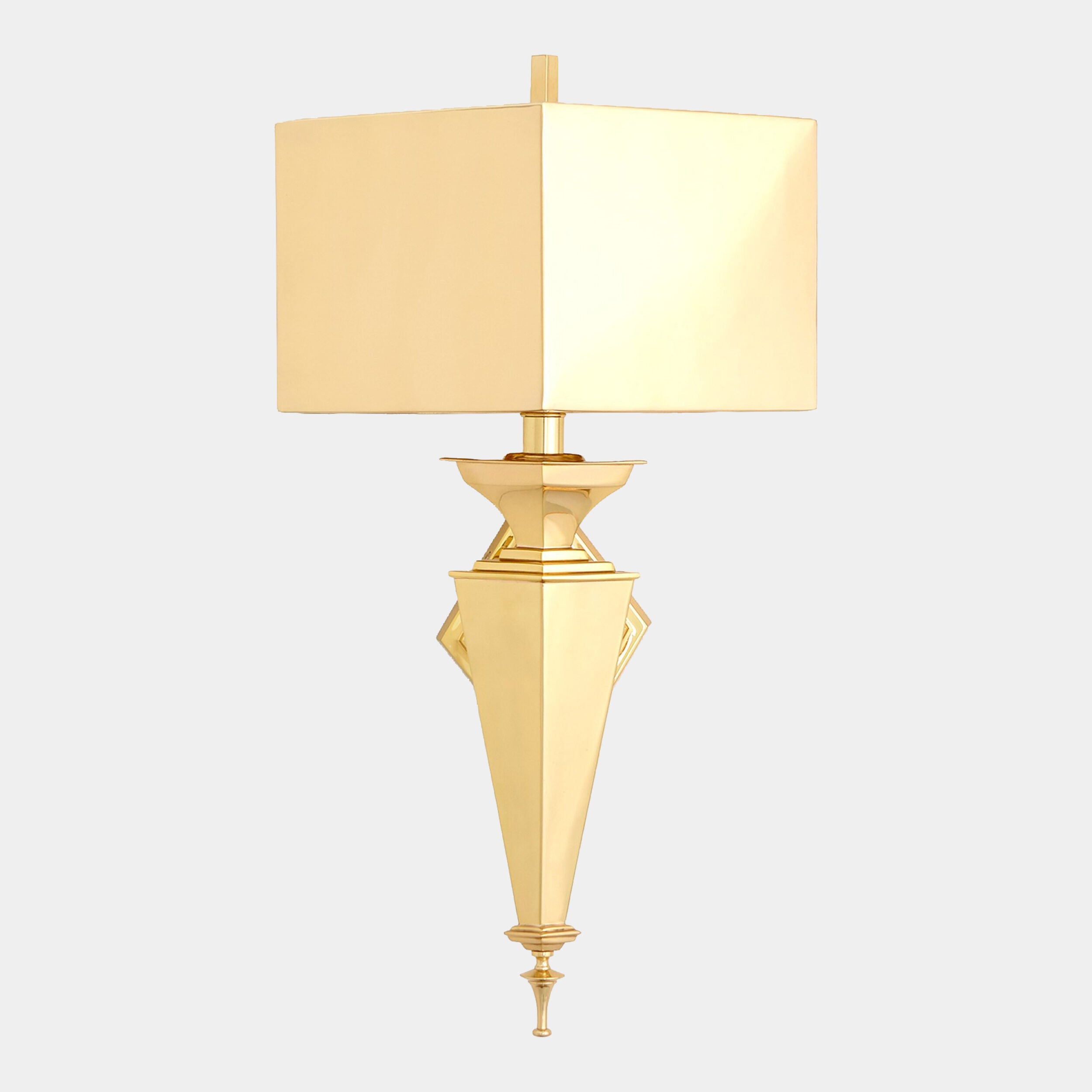 Diamond Sconce-Brass