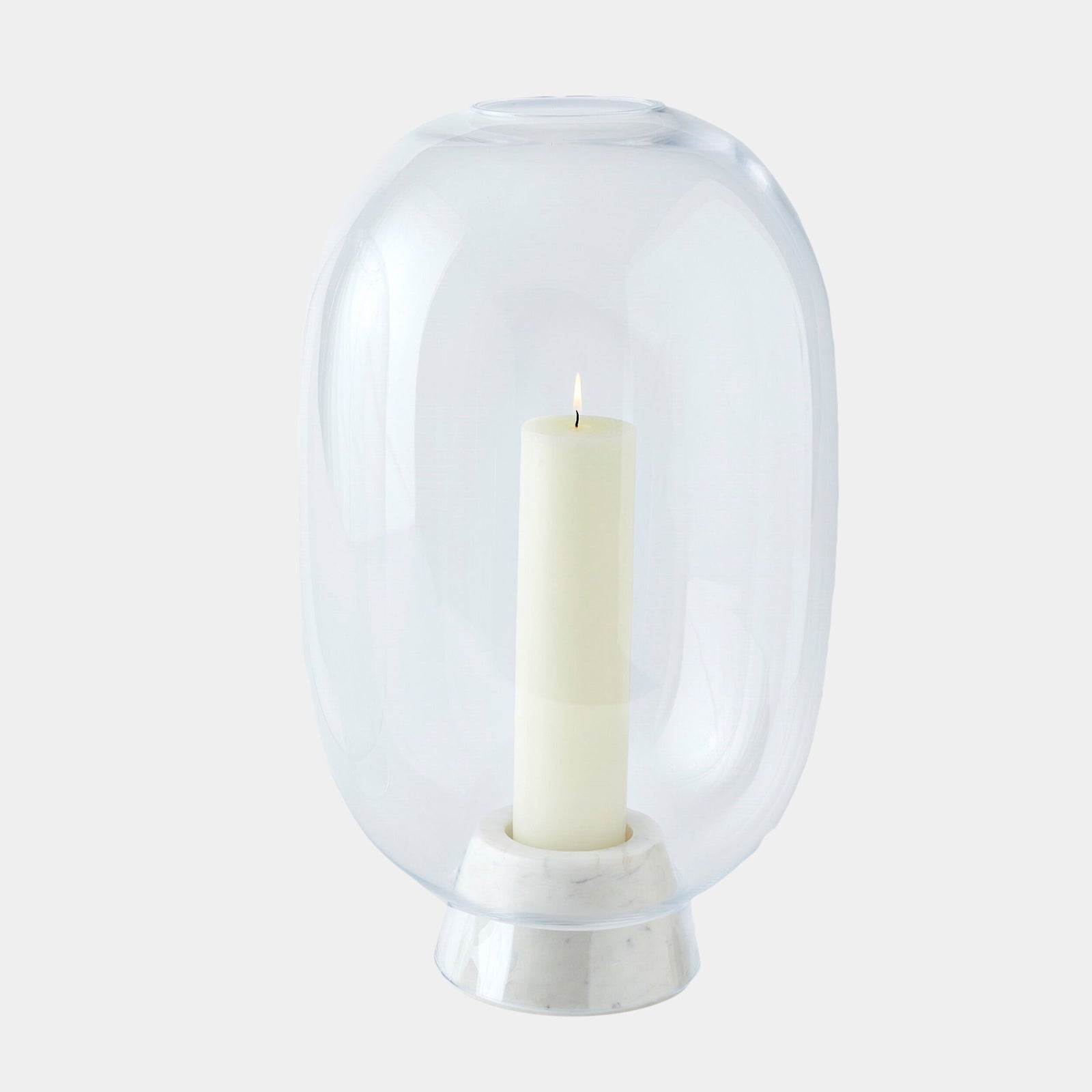 Cosette Marble Cone Hurricane-White