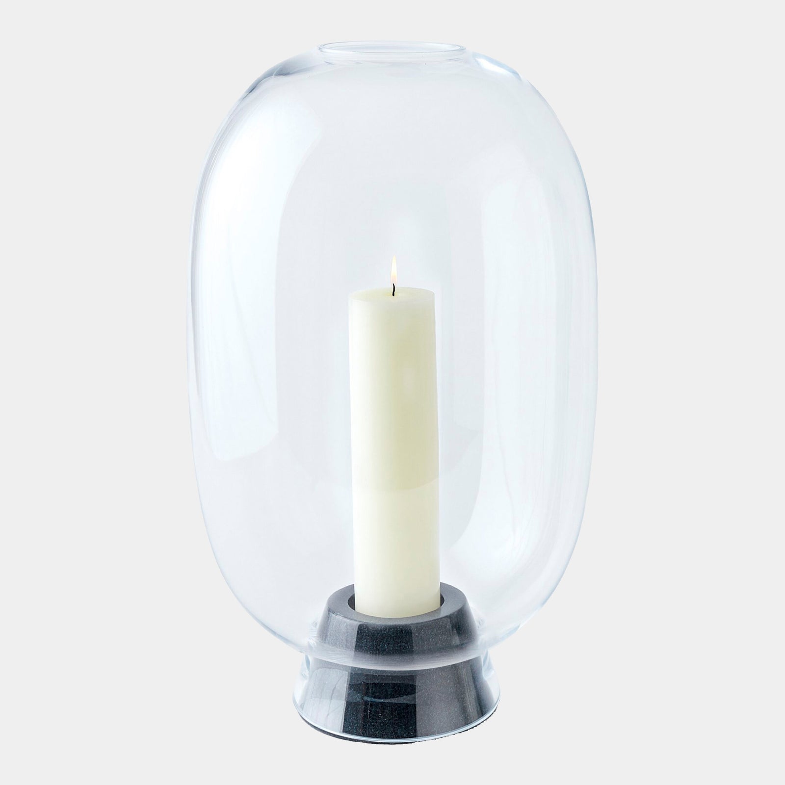 Cosette Marble Cone Hurricane-Black