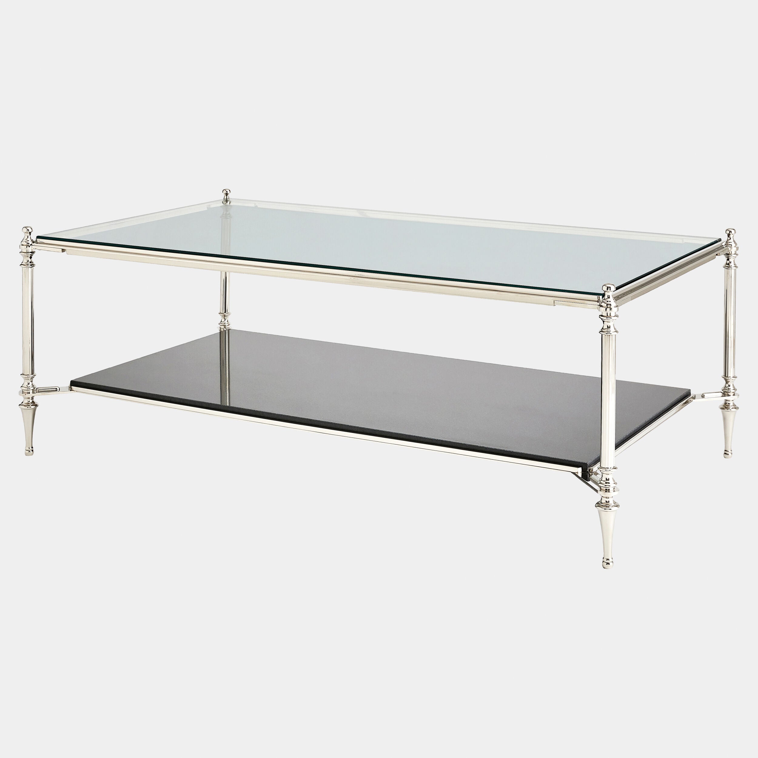 Medford Cocktail Table-Nickel