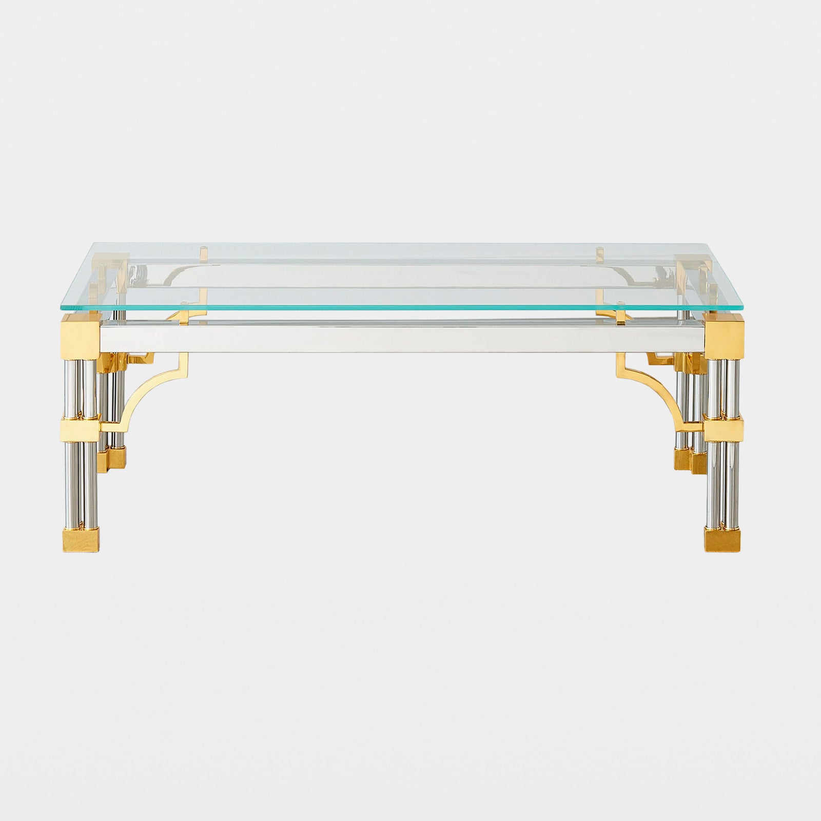 Tri-Column Cocktail Table