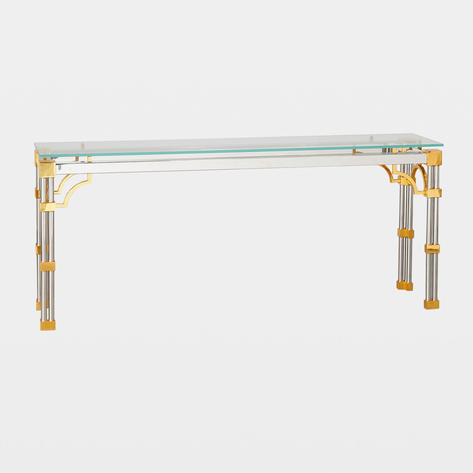 Tri-Column Console Table