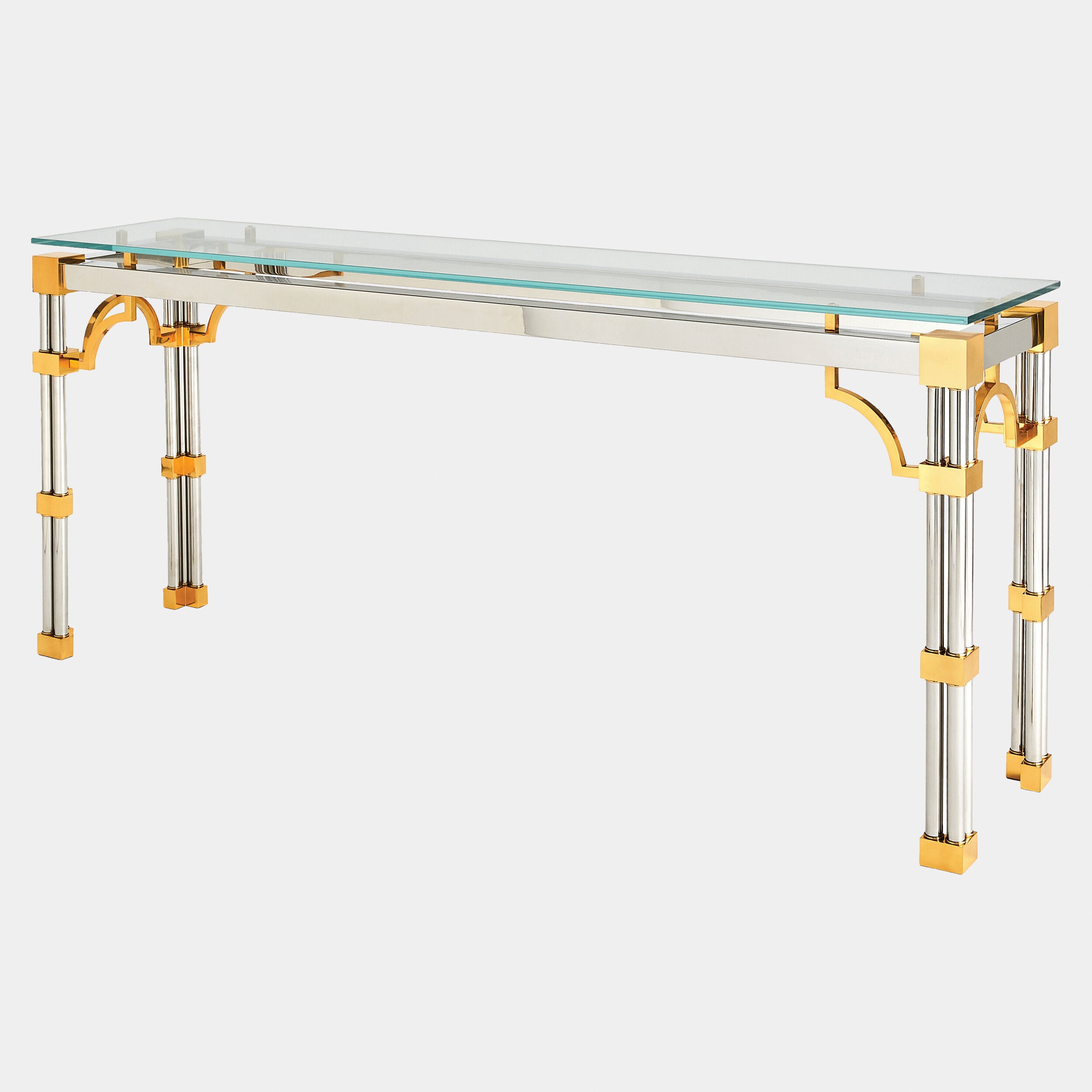 Tri-Column Console Table