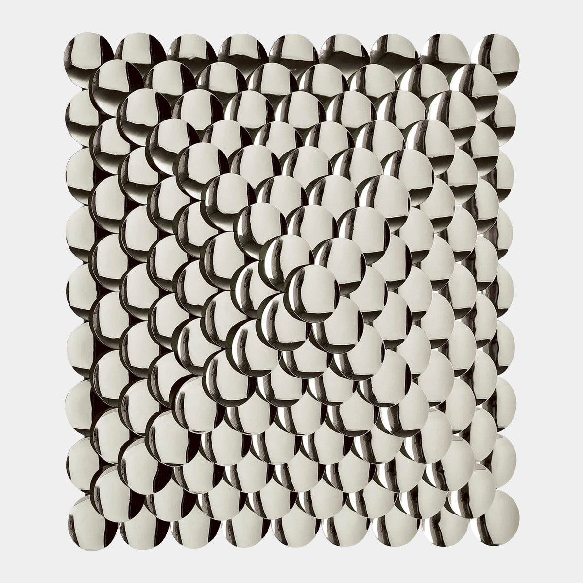 Pyramid Wall Decor-Nickel