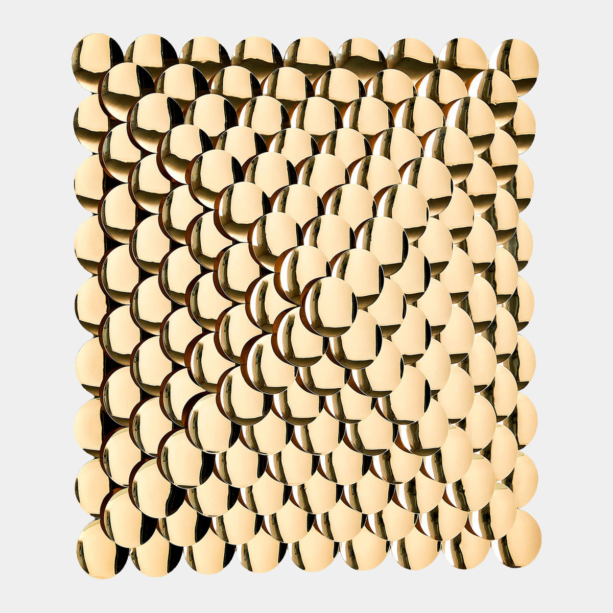 Pyramid Wall Decor-Brass