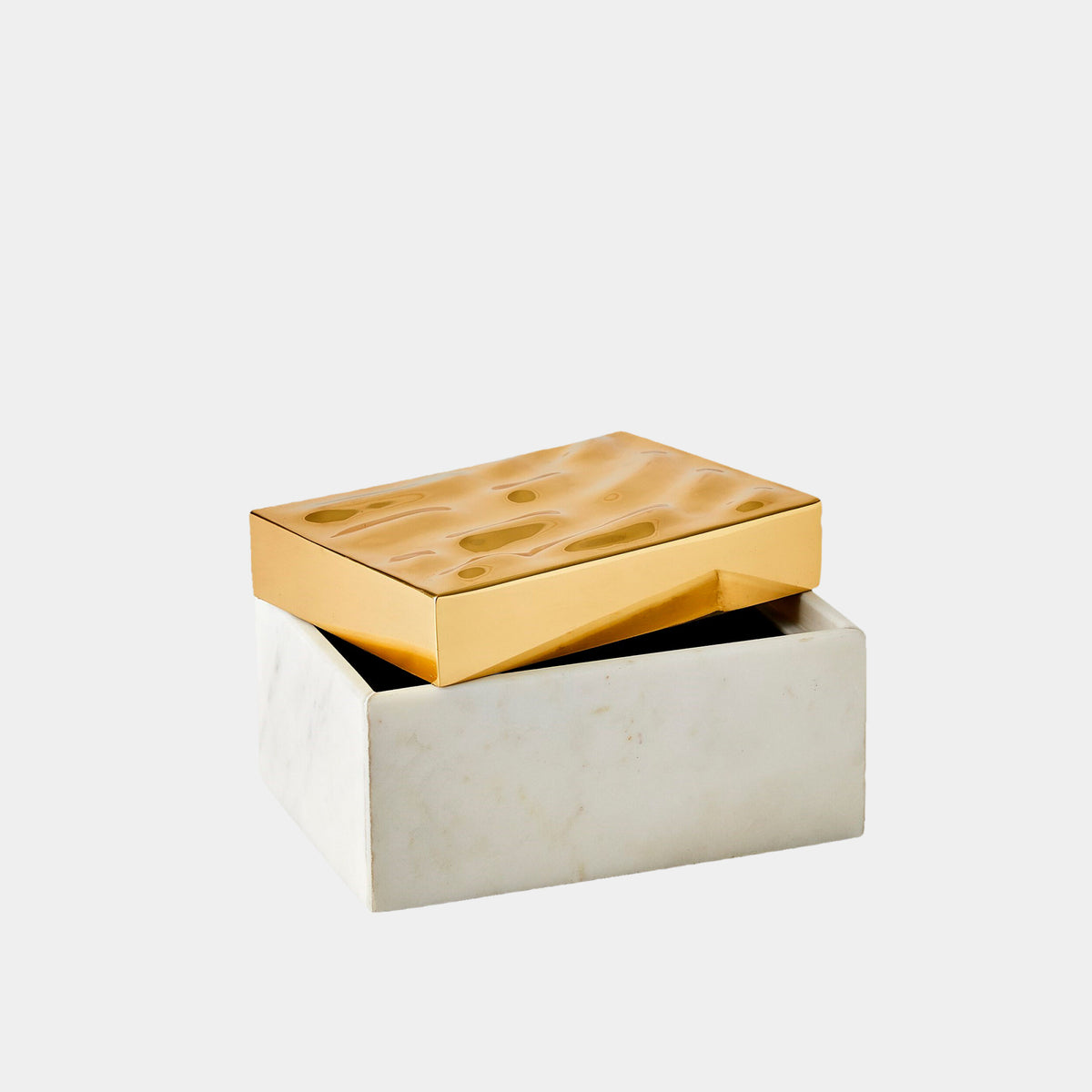 Shimmer Box-Brass-Sm