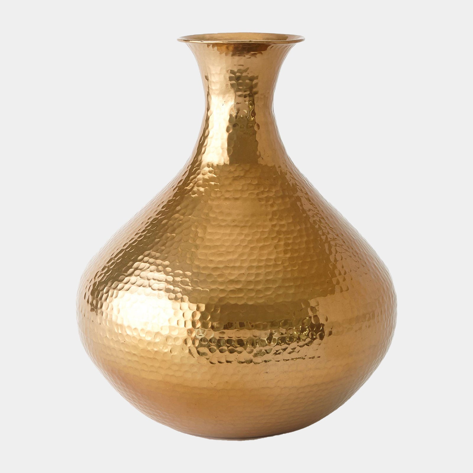 Picanos Hammered Vase-Gold