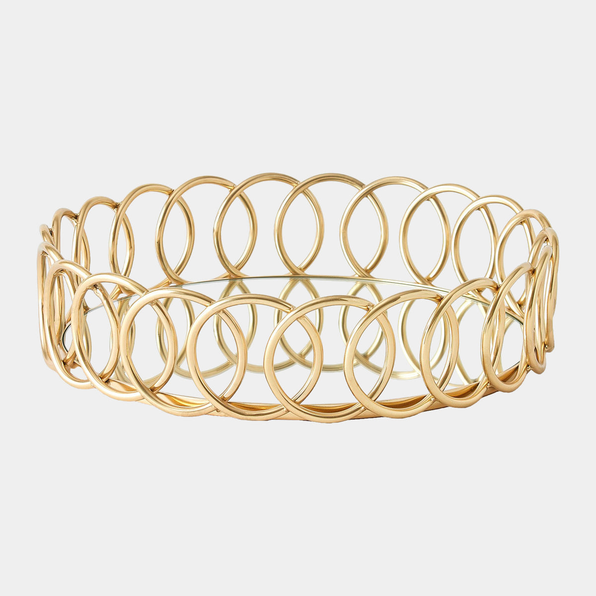 Loops Tray-Brass
