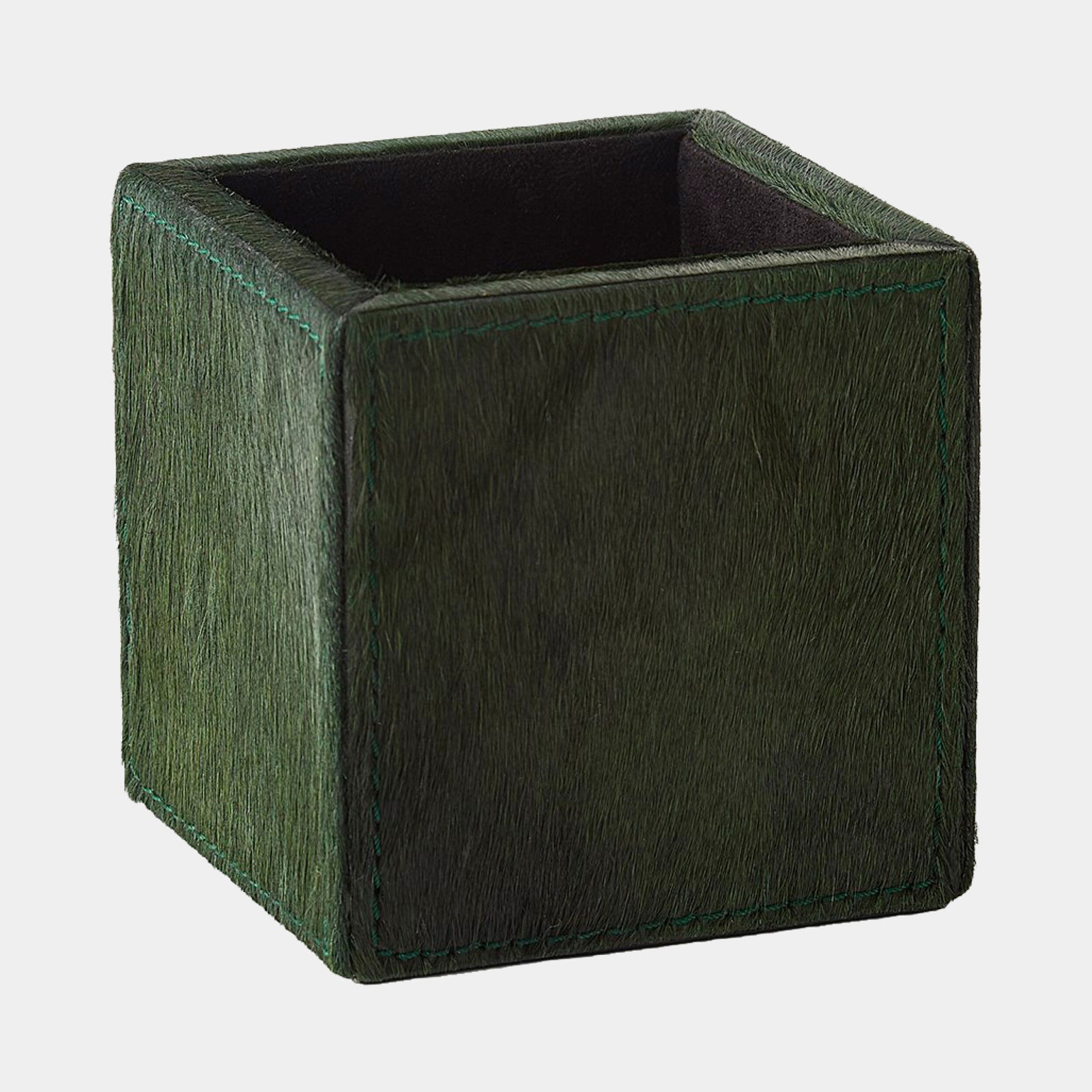 Posh Pencil Cup-Hair-On-Hide Green