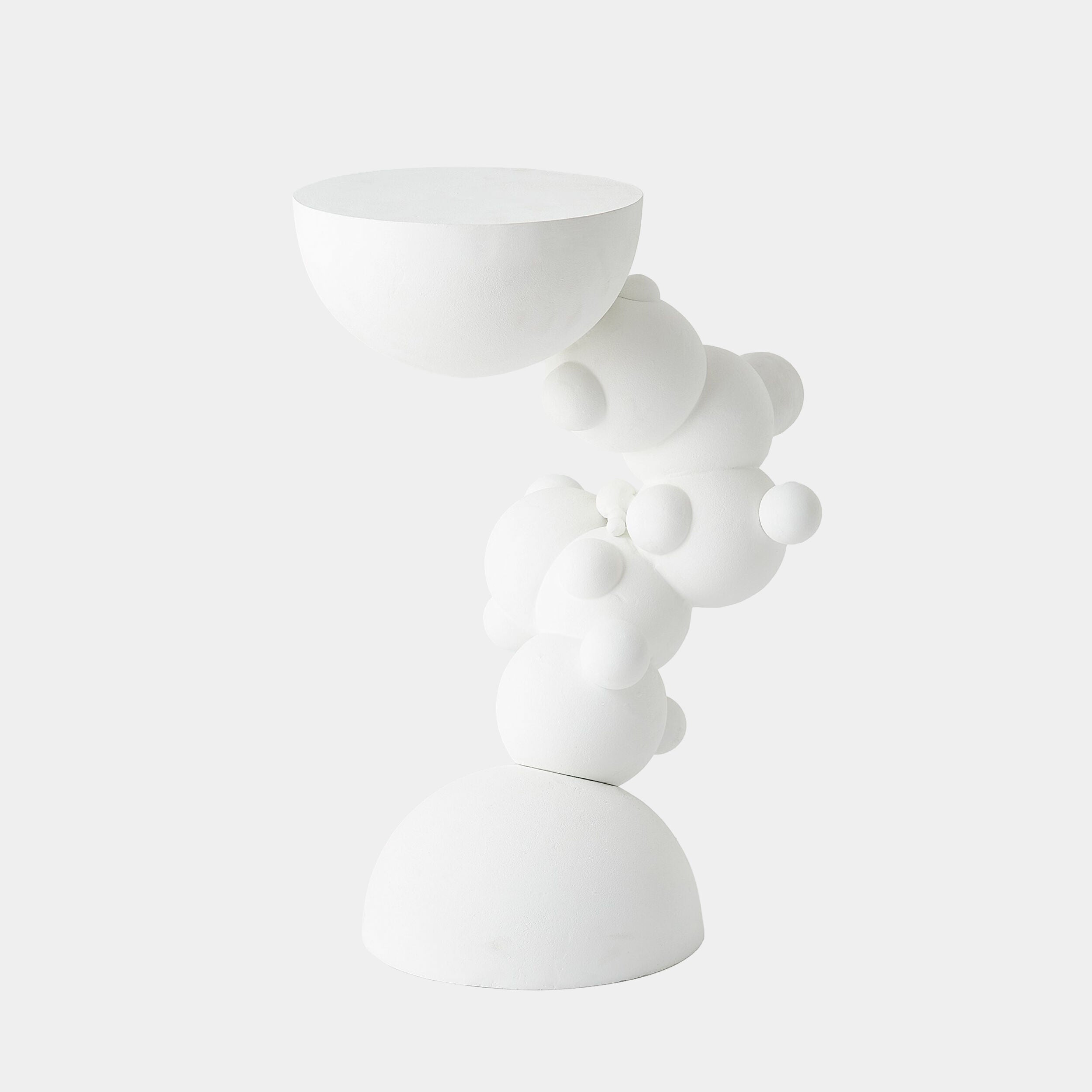 Ely Side Table-Matte White