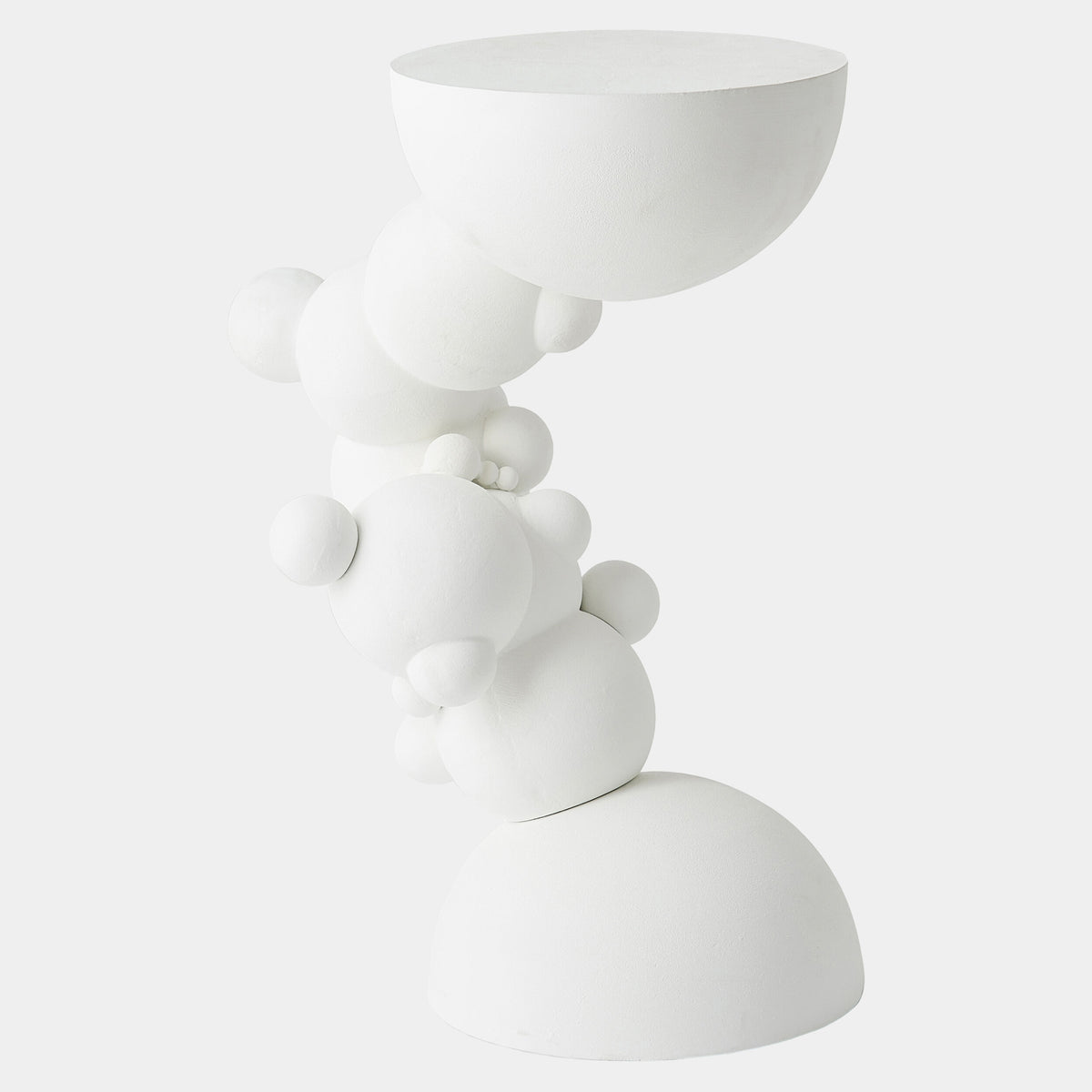 Ely Side Table-Matte White