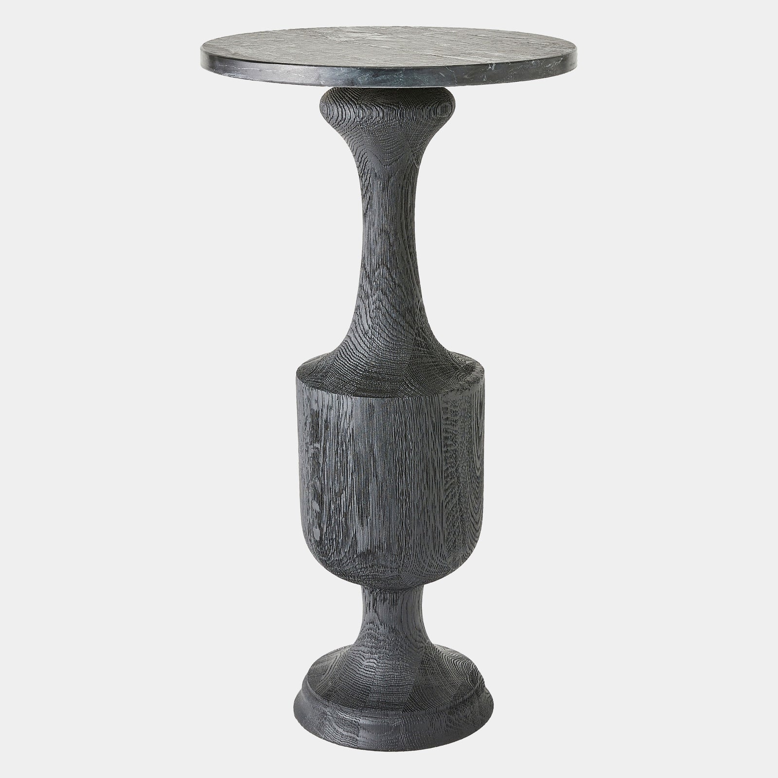 Vessel Side Table-Black-Lg
