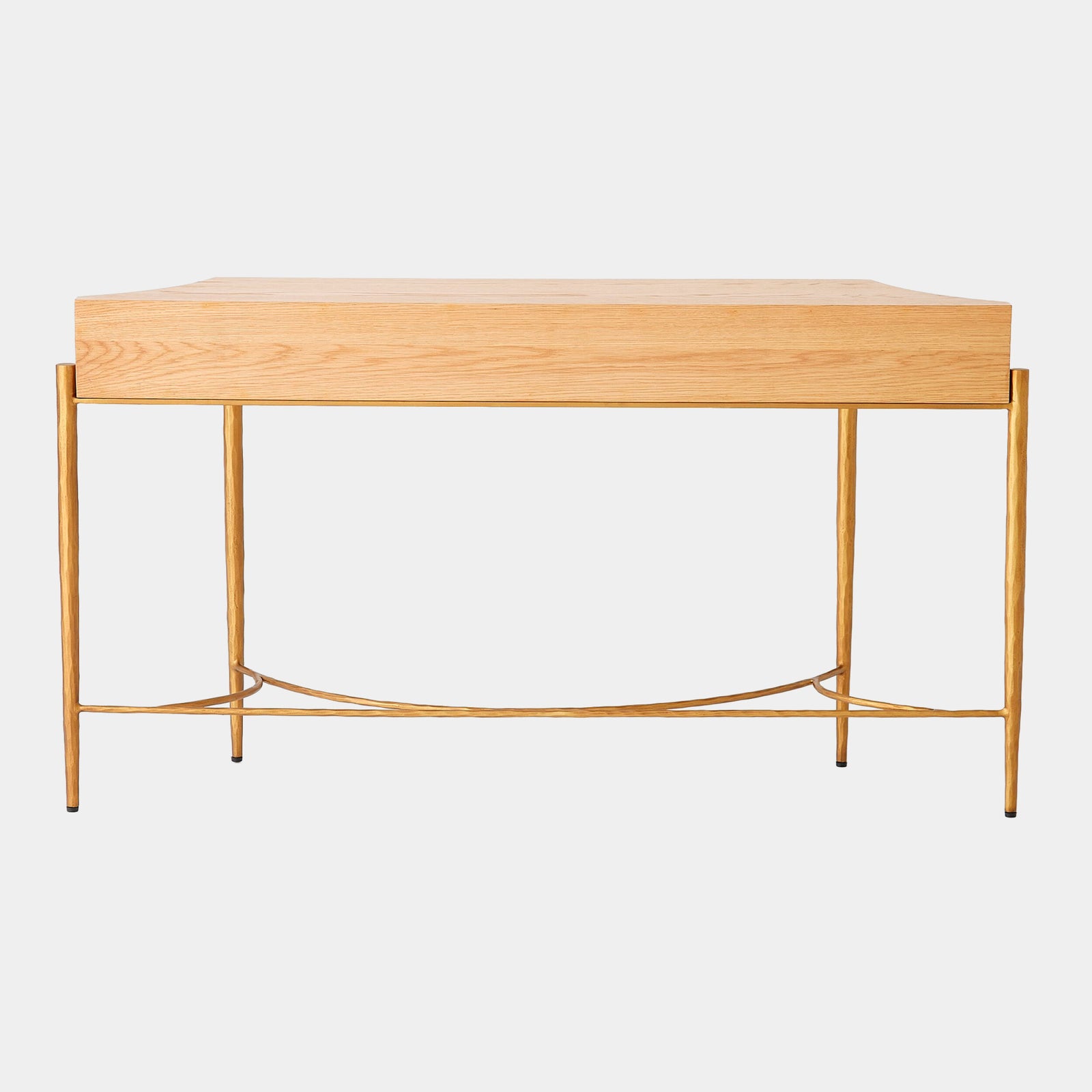 Breakfront Console-Natural/Gold