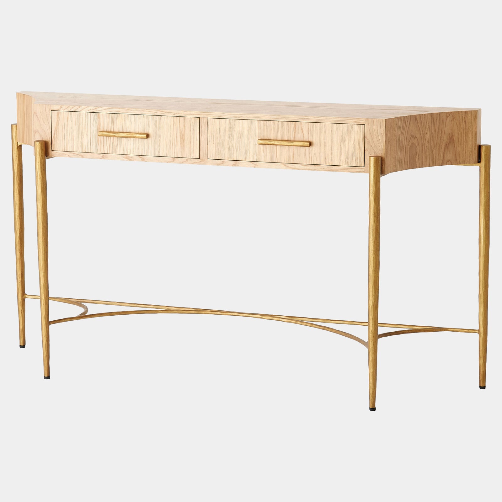 Breakfront Console-Natural/Gold