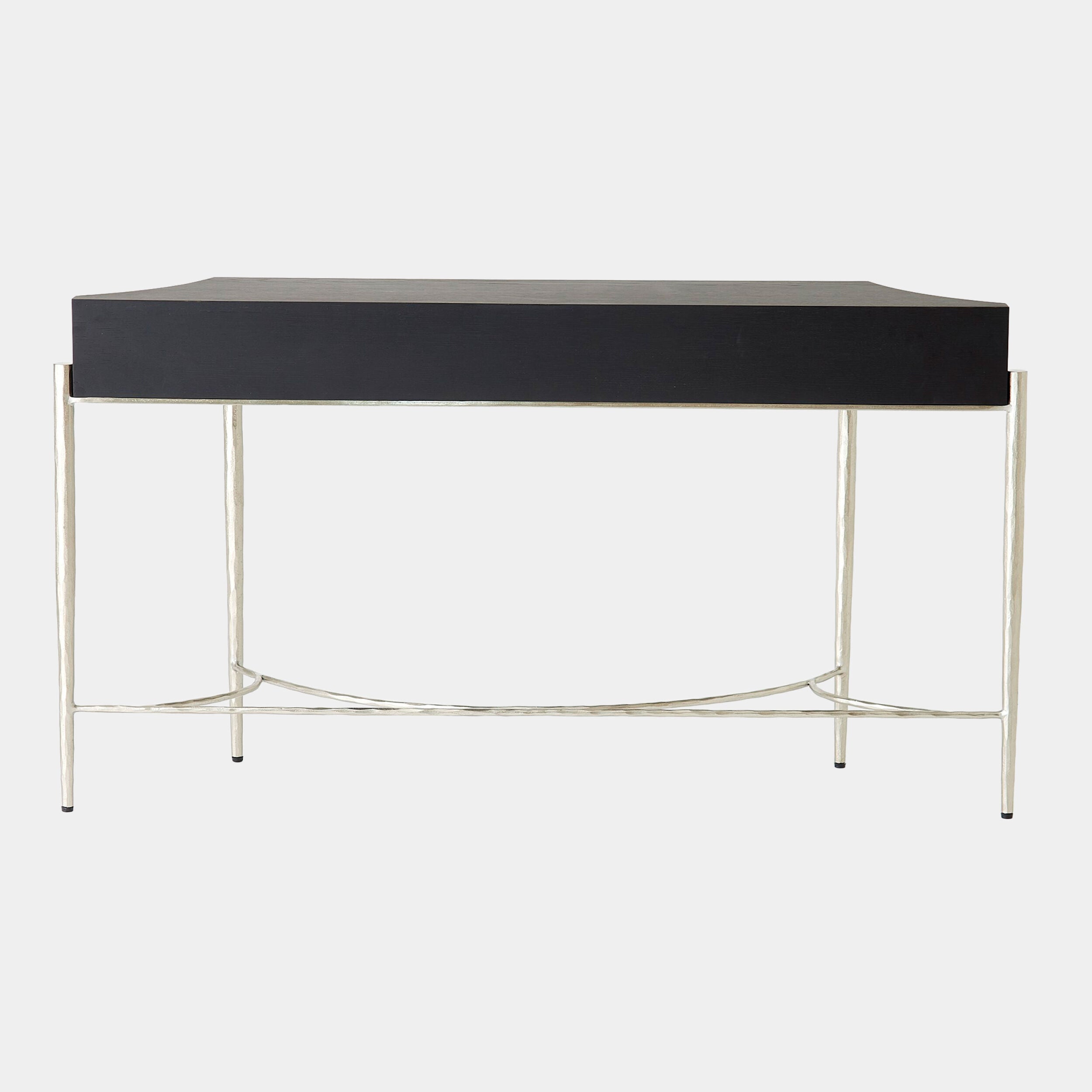 Breakfront Console-Black/Nickel