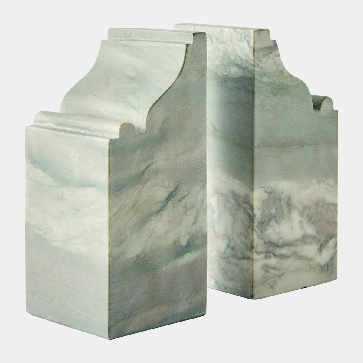 Arch Bookends-Green