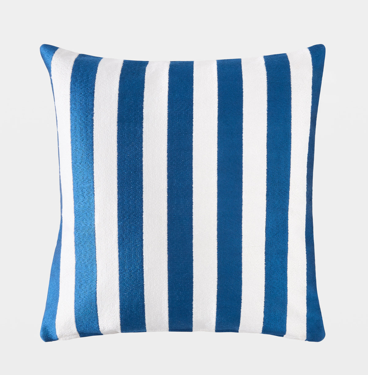 Palermo Stripe Pillow-Blue/White