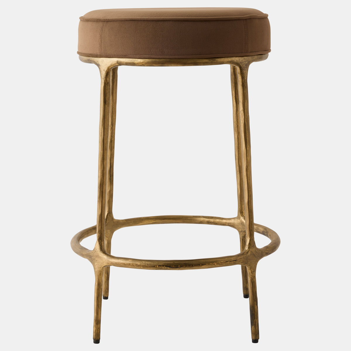 Hunter Stool-Antique Gold