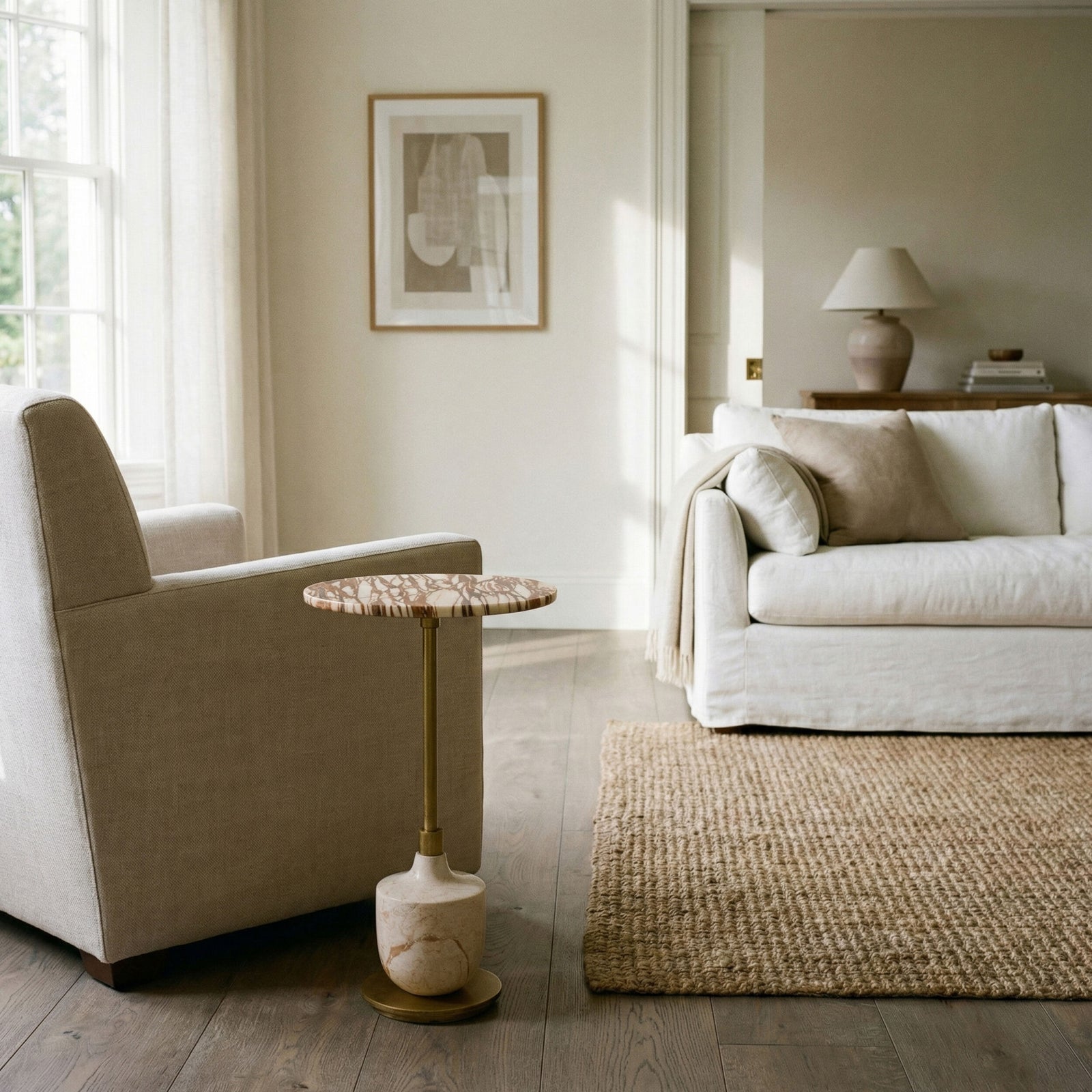 Urny Table-Gold
