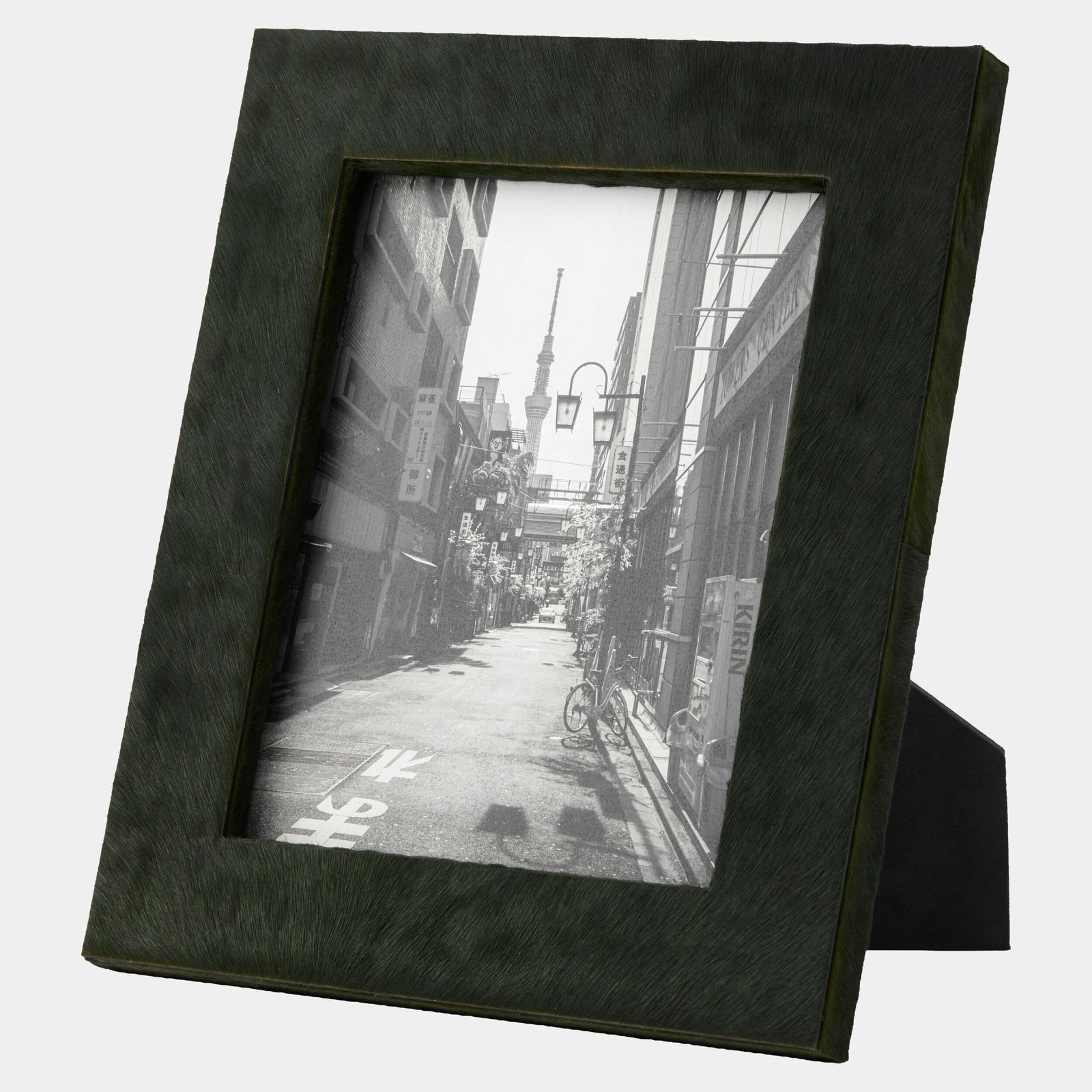 Posh Picture Frame-8x10-Green Hair-on-Hide