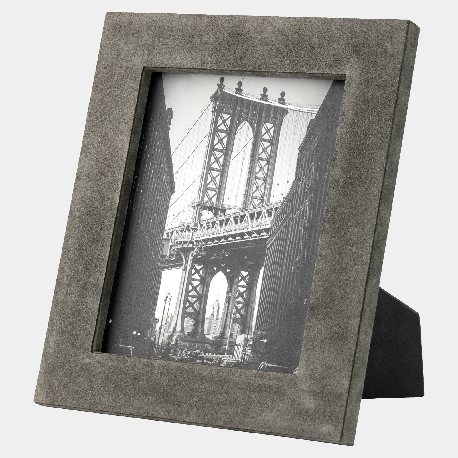 Posh Picture Frame-8x10-Gray Suede