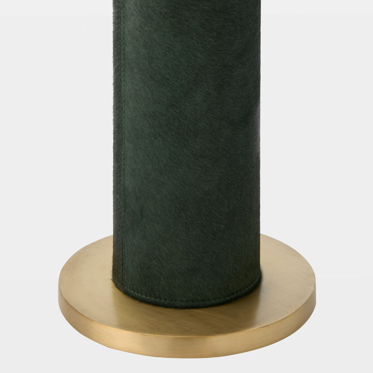 Posh Floor Lamp-Green Hair-on-Hide