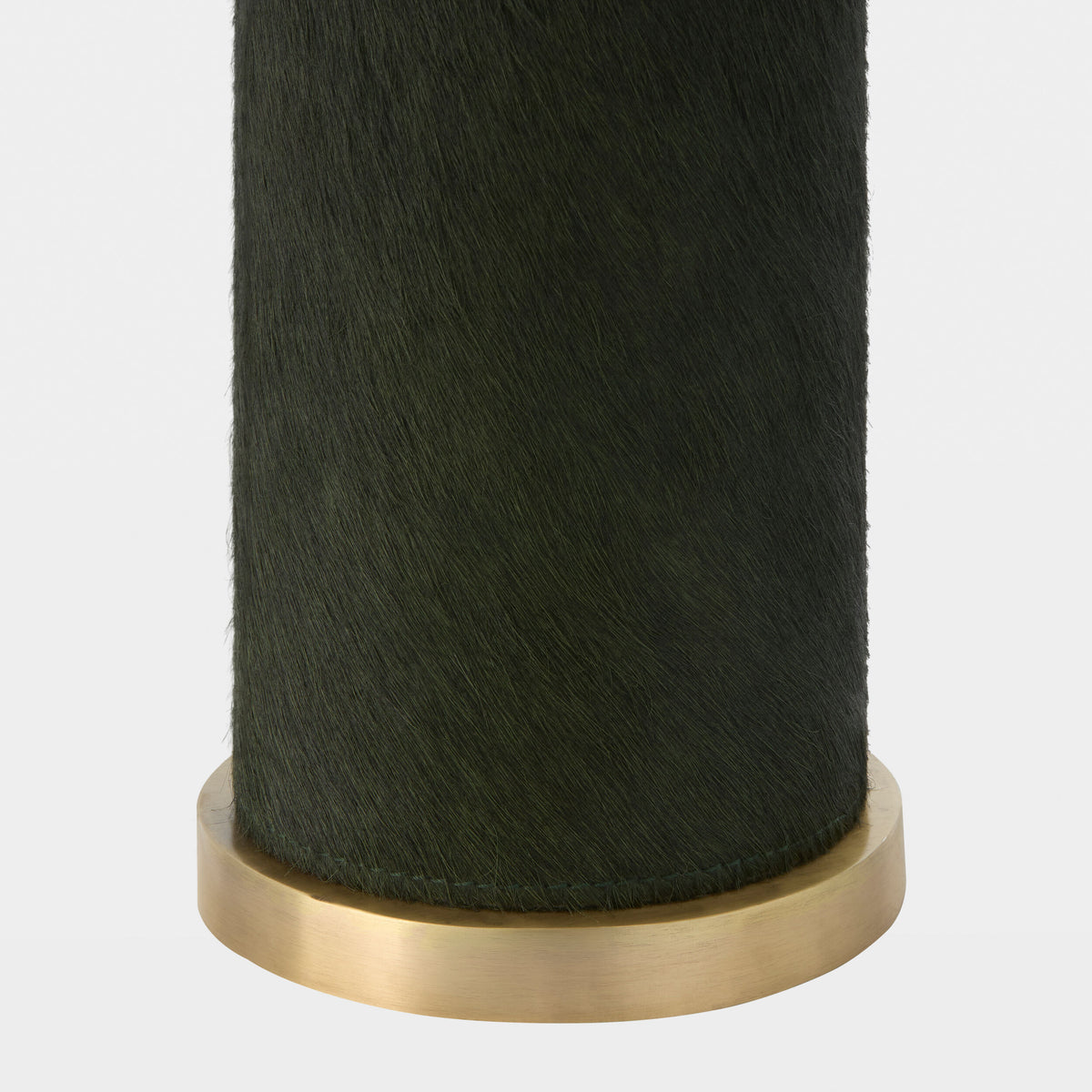 Posh Table Lamp-Green Hair-on-Hide