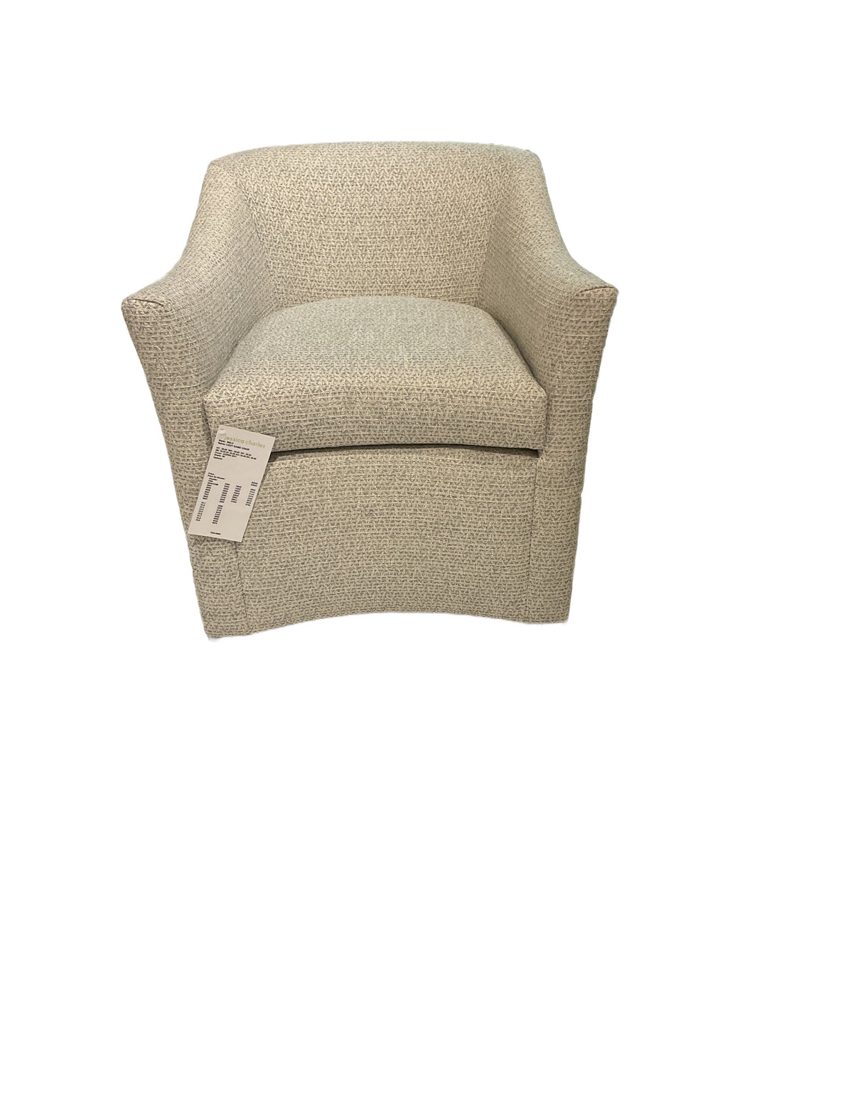 Lizzy Game Chair w Casters in Agora Sky
