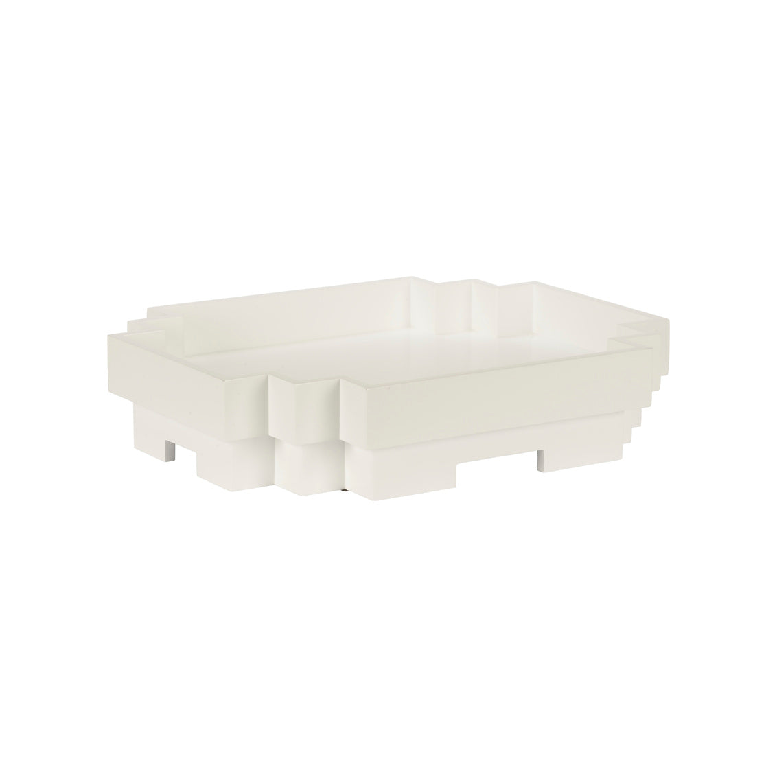 Japandi Tray - White