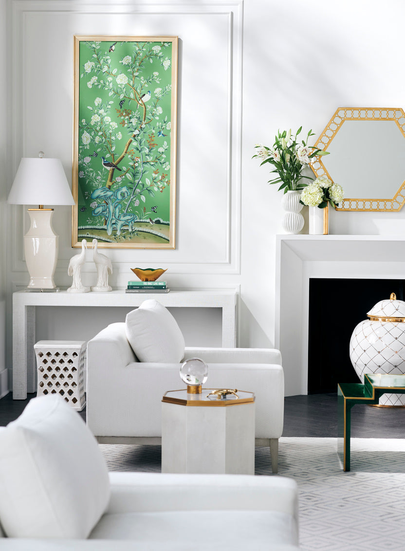 Crystal Ball On Stand - Gold