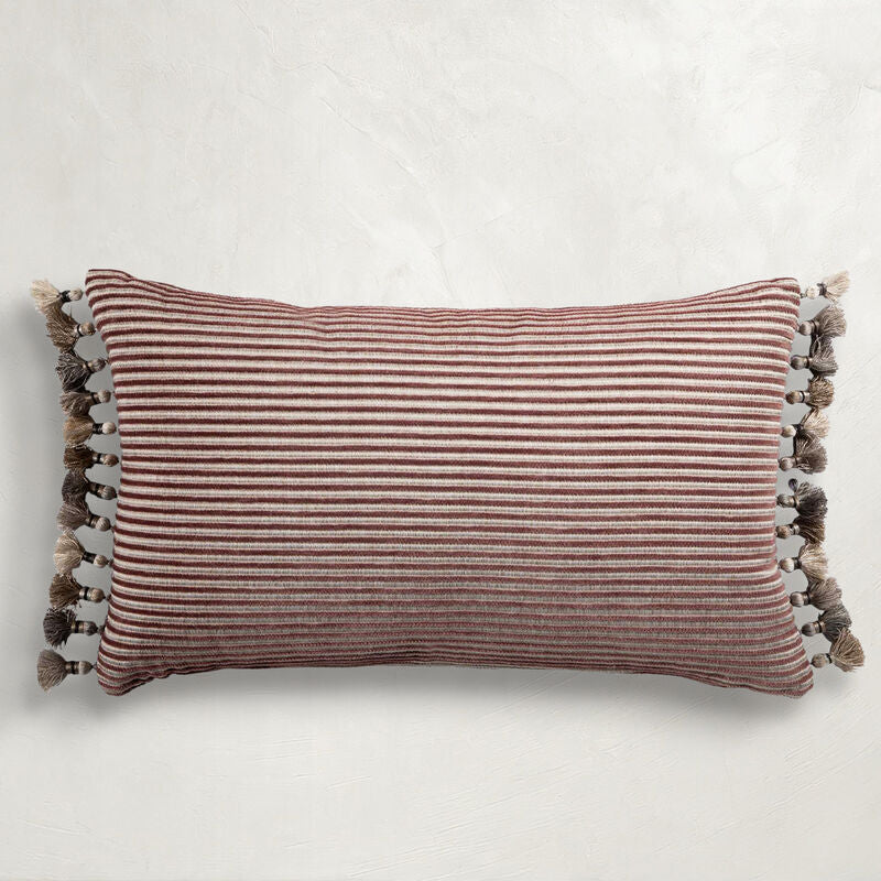 Textured Stripe Rose Poly 14x24