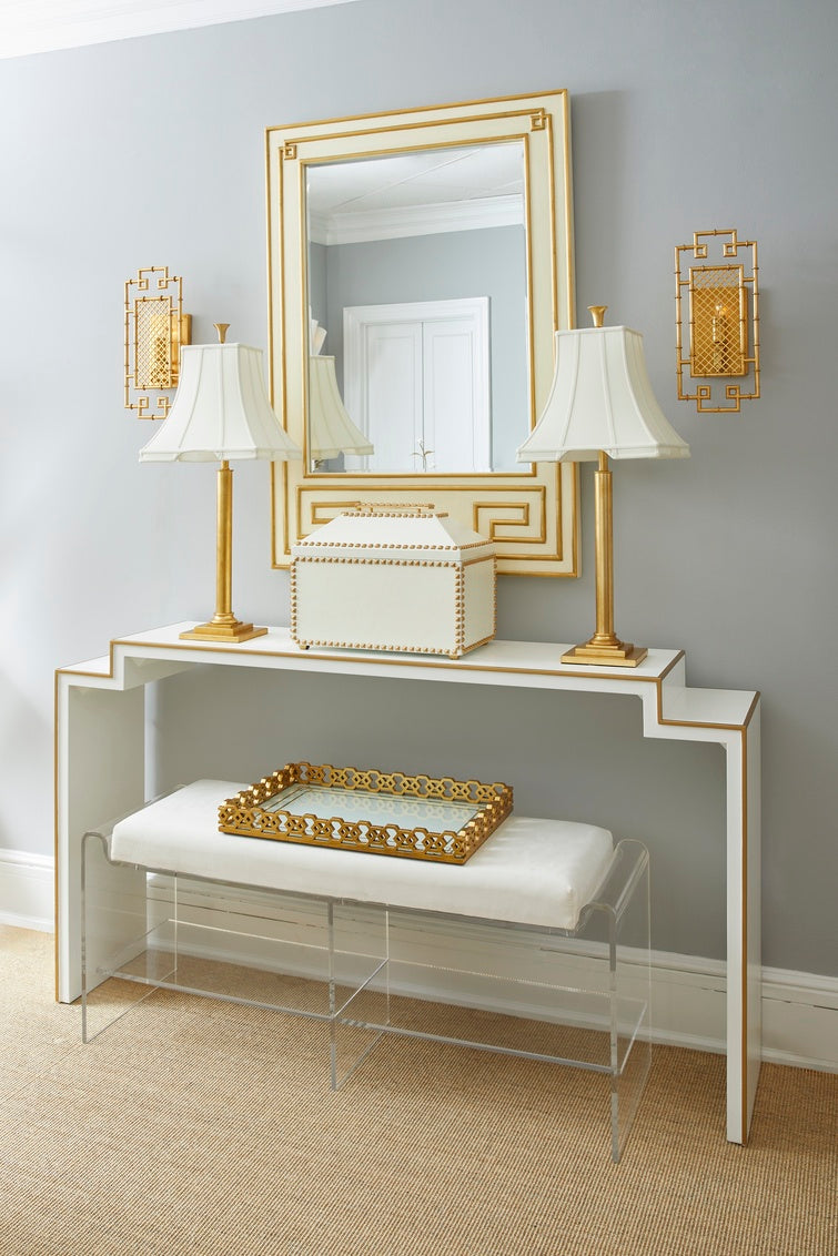 Renee Acrylic Long Bench