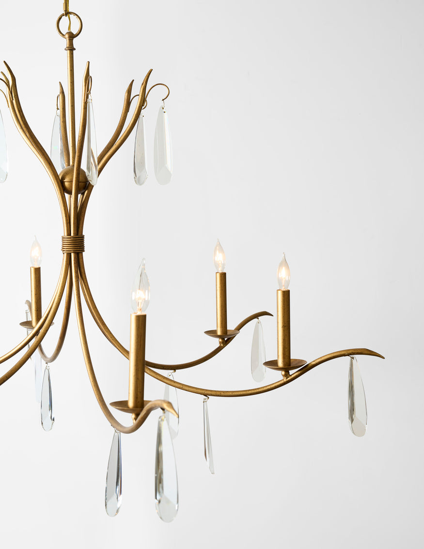 Giulia Chandelier in 34 / Iron - Chelsea House