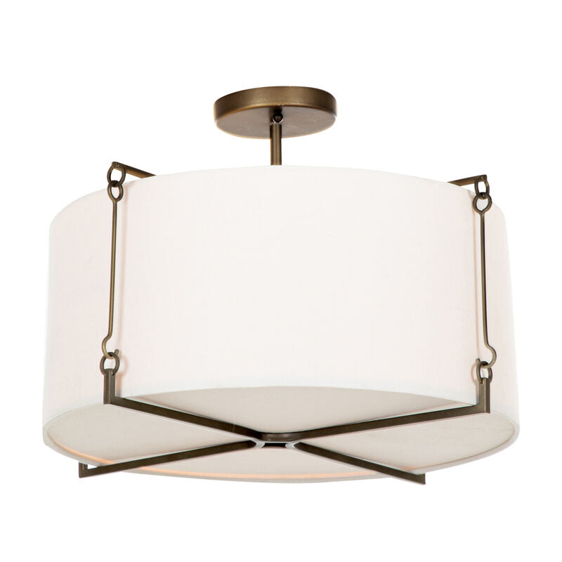 Theresa Semi-Flush Mount - Bronze