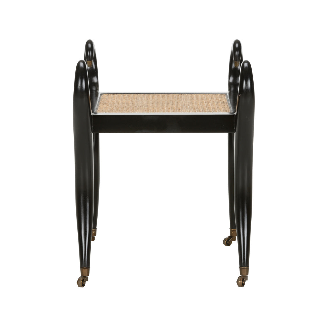 Swan Vanity Bench - Black in 24 / Wood - Chelsea House