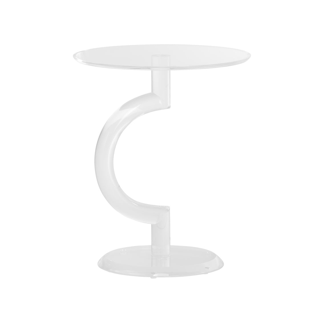 Chicago Acrylic Side Table in 22 / Acrylic - Chelsea House